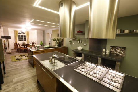 Luxury Villa, 4 Bedrooms, Mountain View | Private kitchen | Fridge, microwave, oven, stovetop