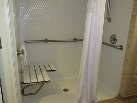 Standard Room, 2 Queen Beds, Accessible (Mobility Roll-In Shower) | In-room safe, desk, iron/ironing board, Internet