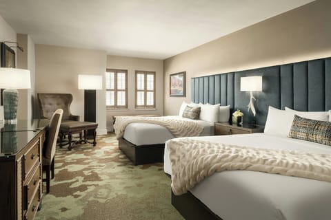 Premium bedding, down comforters, pillowtop beds, in-room safe