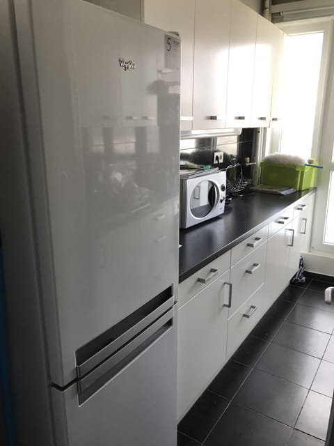Apartment, 1 Bedroom | Private kitchen | Full-size fridge, microwave, oven, stovetop