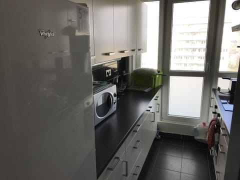 Apartment, 1 Bedroom | Private kitchen | Full-size fridge, microwave, oven, stovetop