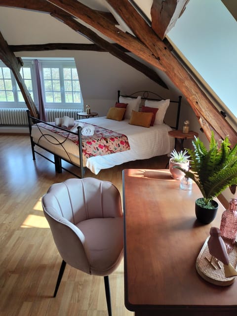 Superior Triple Room, Private Bathroom, River View (Chambre Saumur) | Premium bedding, individually decorated, individually furnished