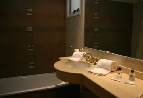 Deluxe Double Room | Bathroom | Free toiletries, hair dryer, bidet, towels