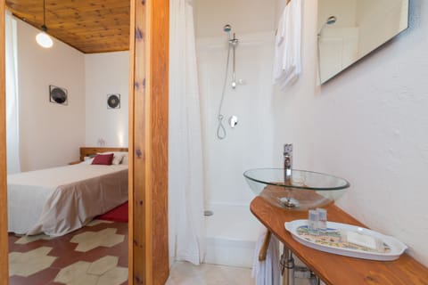 Single Room | Bathroom | Separate tub and shower, free toiletries, hair dryer, towels