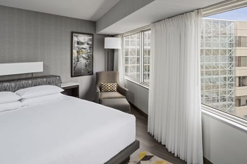 Panoramic Suite, 1 King Bed | Premium bedding, down comforters, pillowtop beds, in-room safe