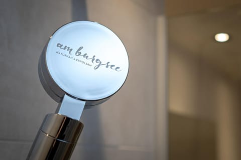 Shower, free toiletries, hair dryer, bathrobes