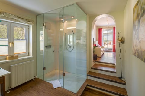 Premium Suite, Terrace | Bathroom | Deep soaking tub, free toiletries, hair dryer, bathrobes