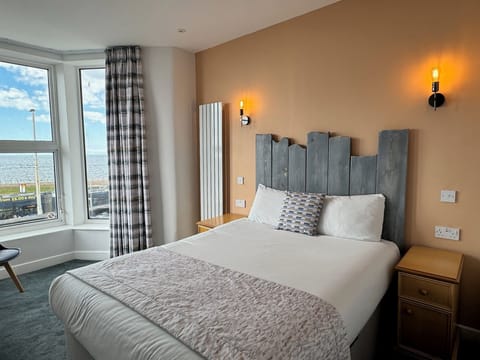 Individually decorated, individually furnished, desk, blackout drapes