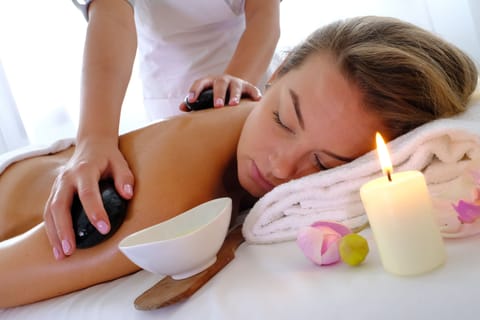 Couples treatment rooms, steam room, body treatments, body scrubs