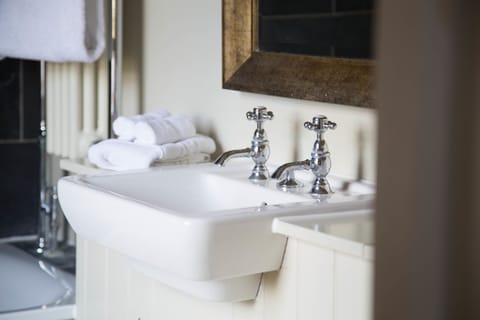 Comfort Double Room | Bathroom | Designer toiletries, hair dryer, towels, soap