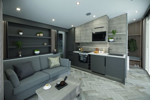 No Pets The Hideaway | Living room | 32-inch Smart TV with digital channels, TV, Netflix