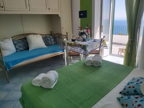 Panoramic Triple Room, Sea View | Premium bedding, soundproofing, iron/ironing board, free WiFi