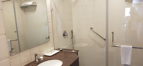 Executive Suite | Bathroom | Free toiletries, hair dryer, towels