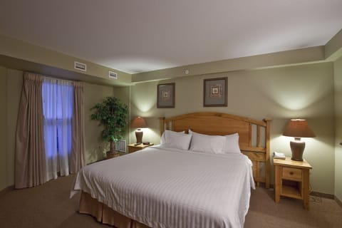 Premium bedding, down comforters, pillowtop beds, in-room safe