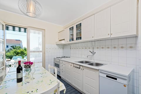 Apartment | Private kitchen | Fridge, microwave, stovetop, coffee/tea maker