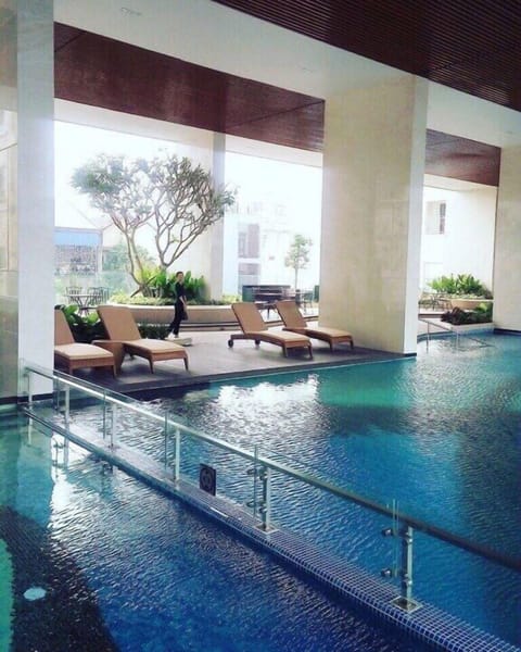 Indoor pool, outdoor pool