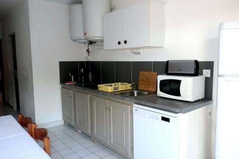 Standard Apartment, 2 Bedrooms (3P6p) | Private kitchenette | Electric kettle, highchair, cleaning supplies