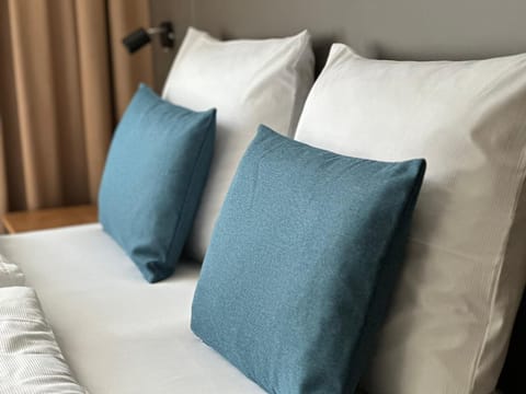 Comfort Double Room | Premium bedding, in-room safe, desk, laptop workspace