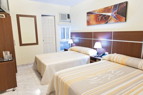 Standard Double Room, 2 Double Beds | In-room safe, blackout drapes, soundproofing, free WiFi