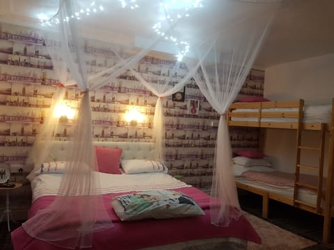 Down comforters, individually decorated, individually furnished