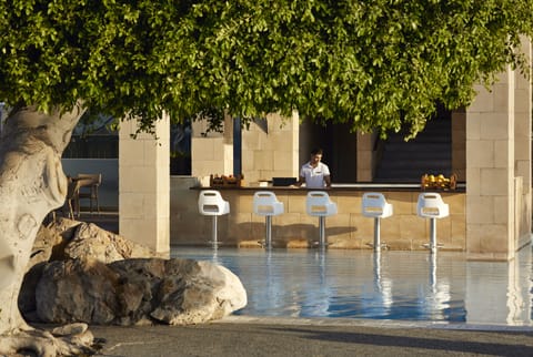 Swim-up bar