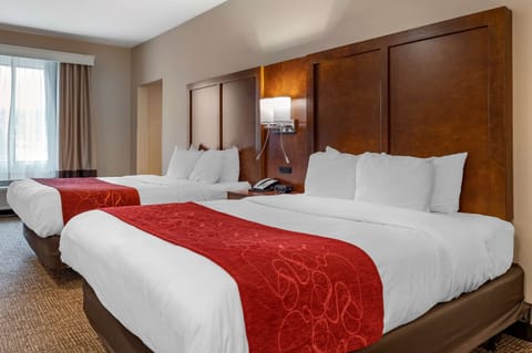 Suite, 2 Queen Beds, Accessible, Non Smoking | Premium bedding, pillowtop beds, in-room safe, desk