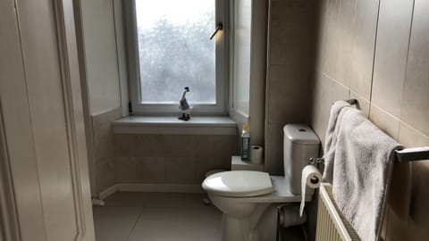 Standard Double Room, 1 Double Bed, Shared Bathroom | Bathroom | Shower, hair dryer, towels