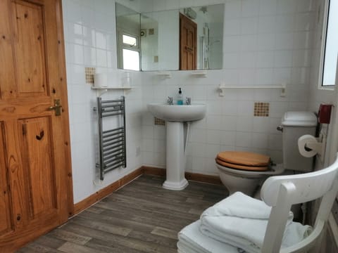 Family Quadruple Room, Multiple Beds, Non Smoking | Bathroom | Hair dryer, towels