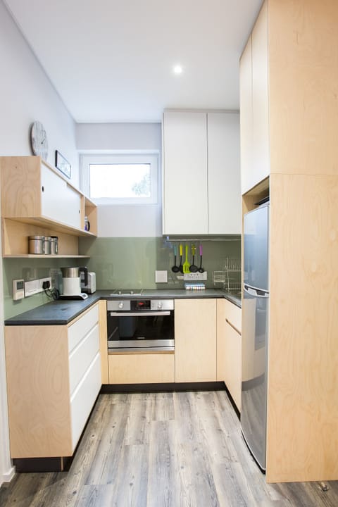 Laanhof 1 Studio Apartment | Private kitchen | Microwave, oven, espresso maker, coffee/tea maker