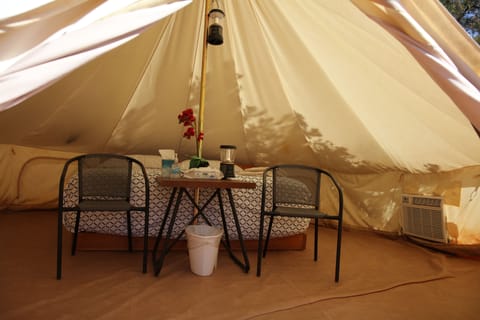 King Tent w/ AC | Premium bedding, down comforters, individually furnished, free WiFi