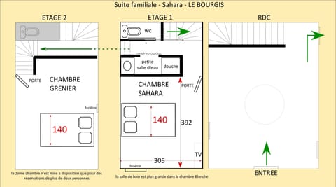 Traditional Suite, 2 Bedrooms (Sahara) | Premium bedding, down comforters, minibar, desk