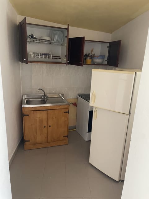 Classic Apartment | Private kitchen | Fridge, oven, stovetop, cookware/dishes/utensils