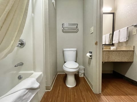 Free toiletries, hair dryer, towels