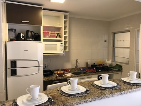 Family Apartment, 3 Bedrooms, Non Smoking, City View | Private kitchen | Full-size fridge, microwave, oven, stovetop