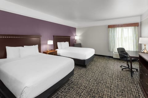 Room, 2 Queen Beds, Non Smoking | Premium bedding, desk, iron/ironing board, free cribs/infant beds