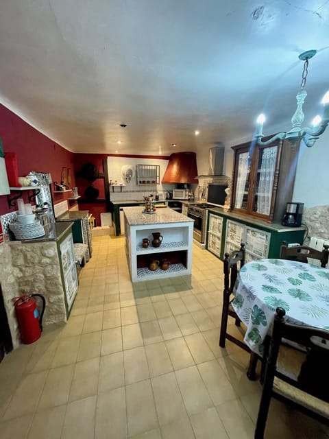 Traditional House | Private kitchen | Fridge, highchair