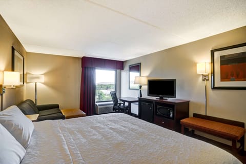 Deluxe Room, 1 King Bed, Non Smoking | Premium bedding, desk, blackout drapes, iron/ironing board