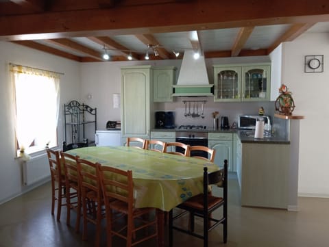 Apartment (Bélué) | Private kitchenette | Fridge, microwave, toaster, highchair