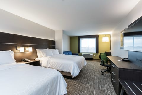 Suite, 2 Queen Beds | In-room safe, desk, blackout drapes, iron/ironing board