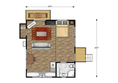 River Cottage | Floor plan