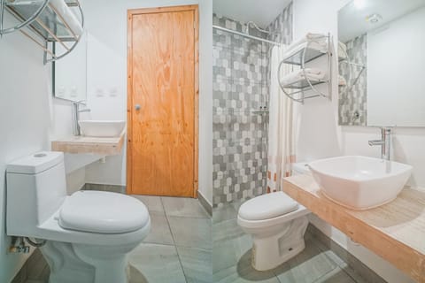 Standard Triple Room | Bathroom | Shower, free toiletries, hair dryer, towels