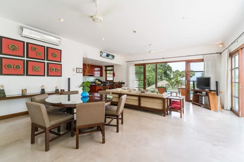 Villa, 1 Bedroom (Courtyard Pool Villa) | Living area | 32-inch plasma TV with cable channels, TV