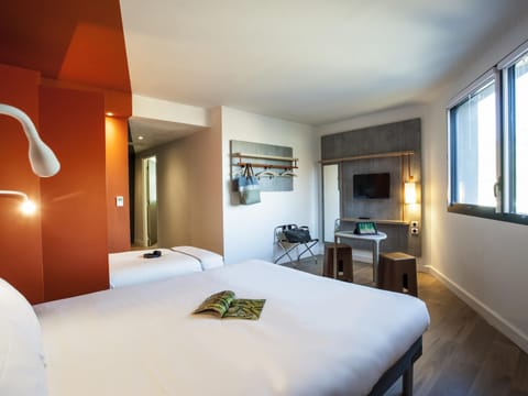 Premium bedding, individually furnished, desk, laptop workspace