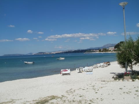 On the beach