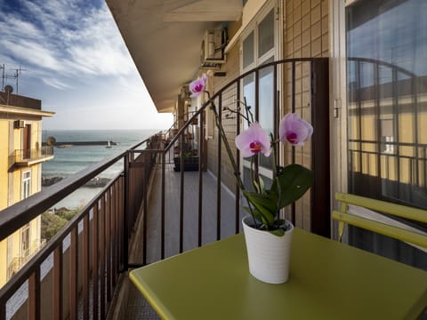 Deluxe Double Room, Balcony, Sea View | Terrace/patio