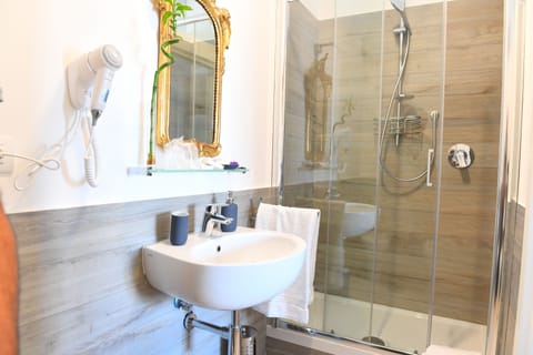 Deluxe Studio | Bathroom | Shower, free toiletries, hair dryer, bidet