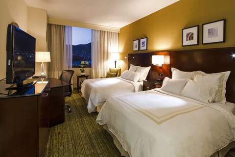 Room, 2 Queen Beds | Premium bedding, minibar, in-room safe, desk