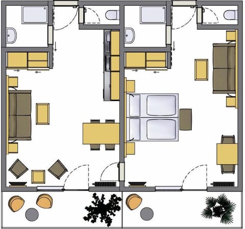 Classic Condo | Living area | Flat-screen TV