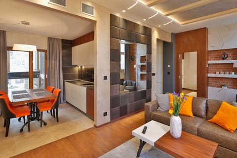 Superior Apartment | Living room | Flat-screen TV