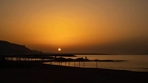 Private beach, sun loungers, beach umbrellas, beach towels